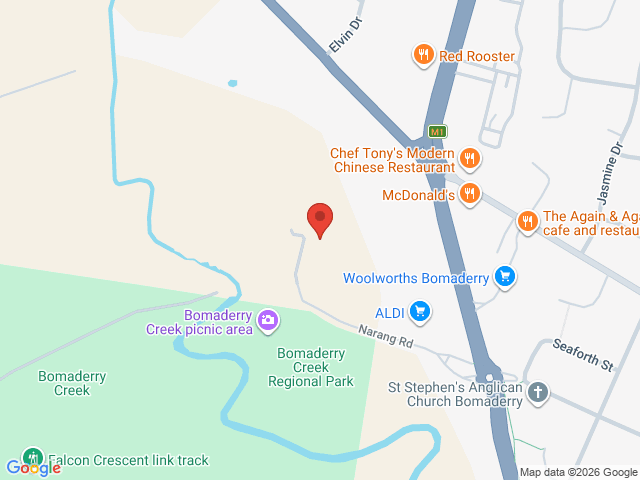 Map showing event location
