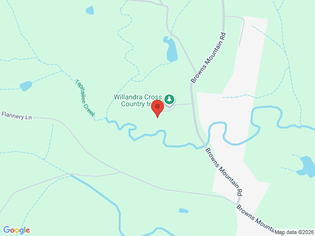 Map showing event location